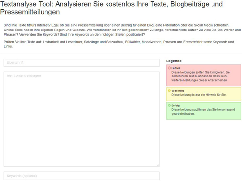 Textanalyse Tool