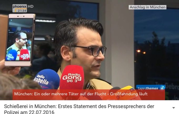 Krisen-PR der Polizei München: Pressesprecher Marcus da Gloria Martins