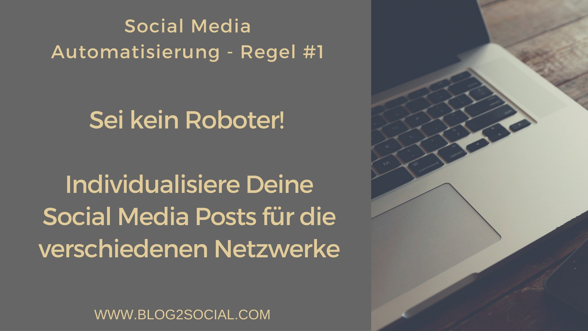 Cross Social Media Automatisierung mit optimierten Social Media Posts