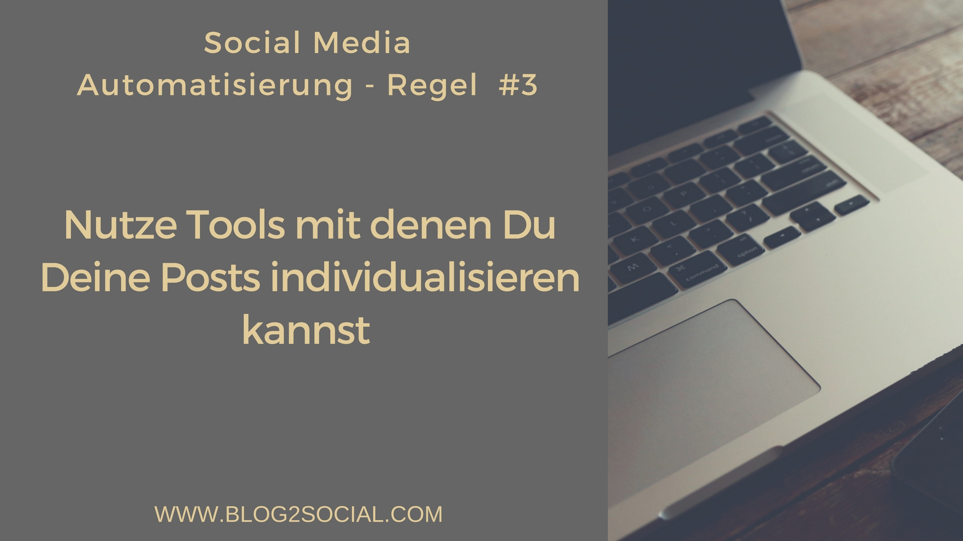 Cross Social Media Automatisierung mit optimierten Social Media Posts