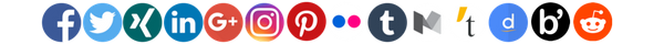 Diese Social Media werden von der Blog2Social WebApp unterstützt.