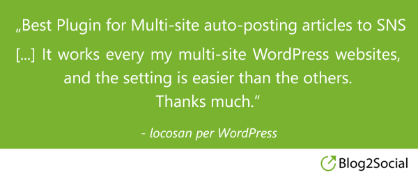 locosan über Blog2Social