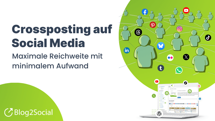 Social Media Crossposting auf Social Media