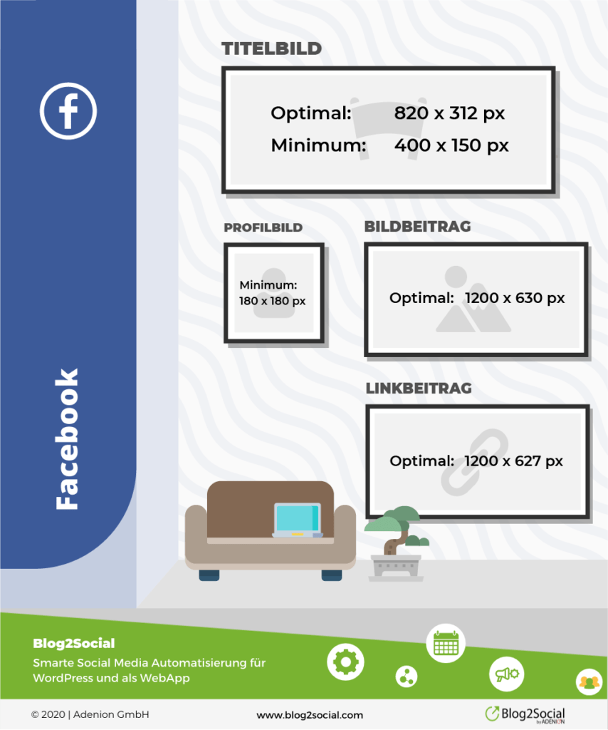Die optimale Bildgröße für Posts auf Facebook
