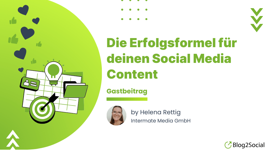 Die Social Media Content Erfolgsformel: Erstelle relevanten Content, der mit Framing, Hooks und Engagement maximale Reichweite erzielt, Gastbeitrag von Helena Rettig Intermate Media GmbH
