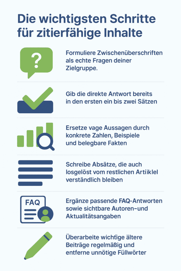 GEO-Optimierung für Blogbeiträge Schritt-für-Schritt erklärt