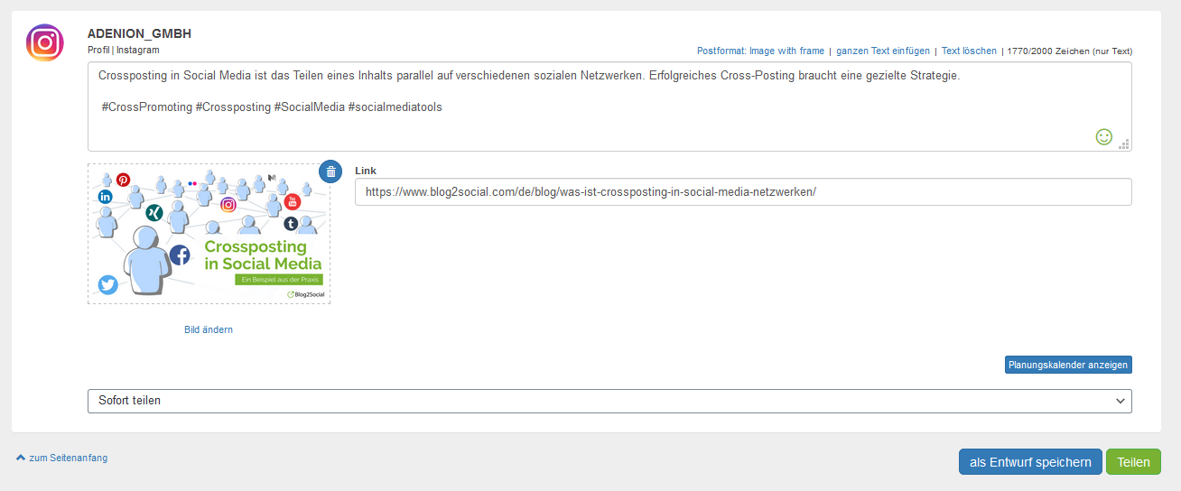 Blog2Social Beitragsvorschau