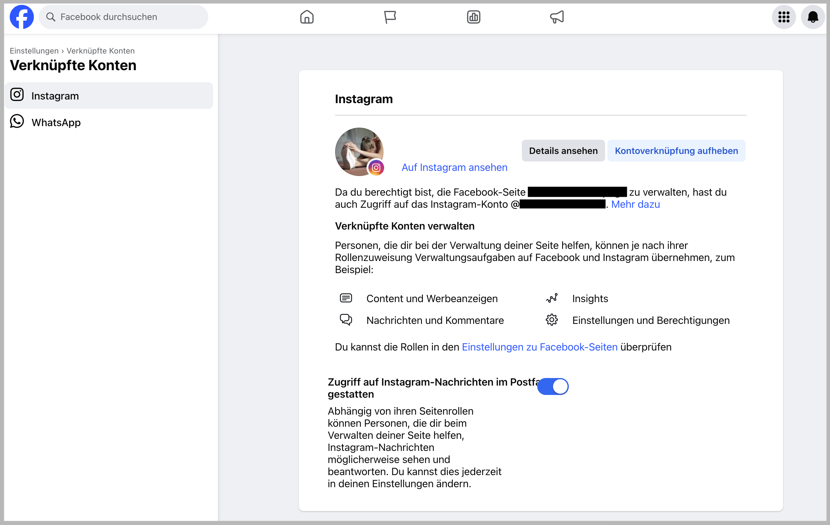 Facebook Instagram Verknüpfung