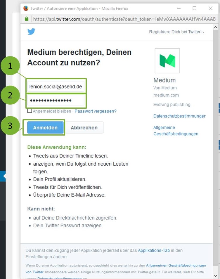 Medium Verbindung