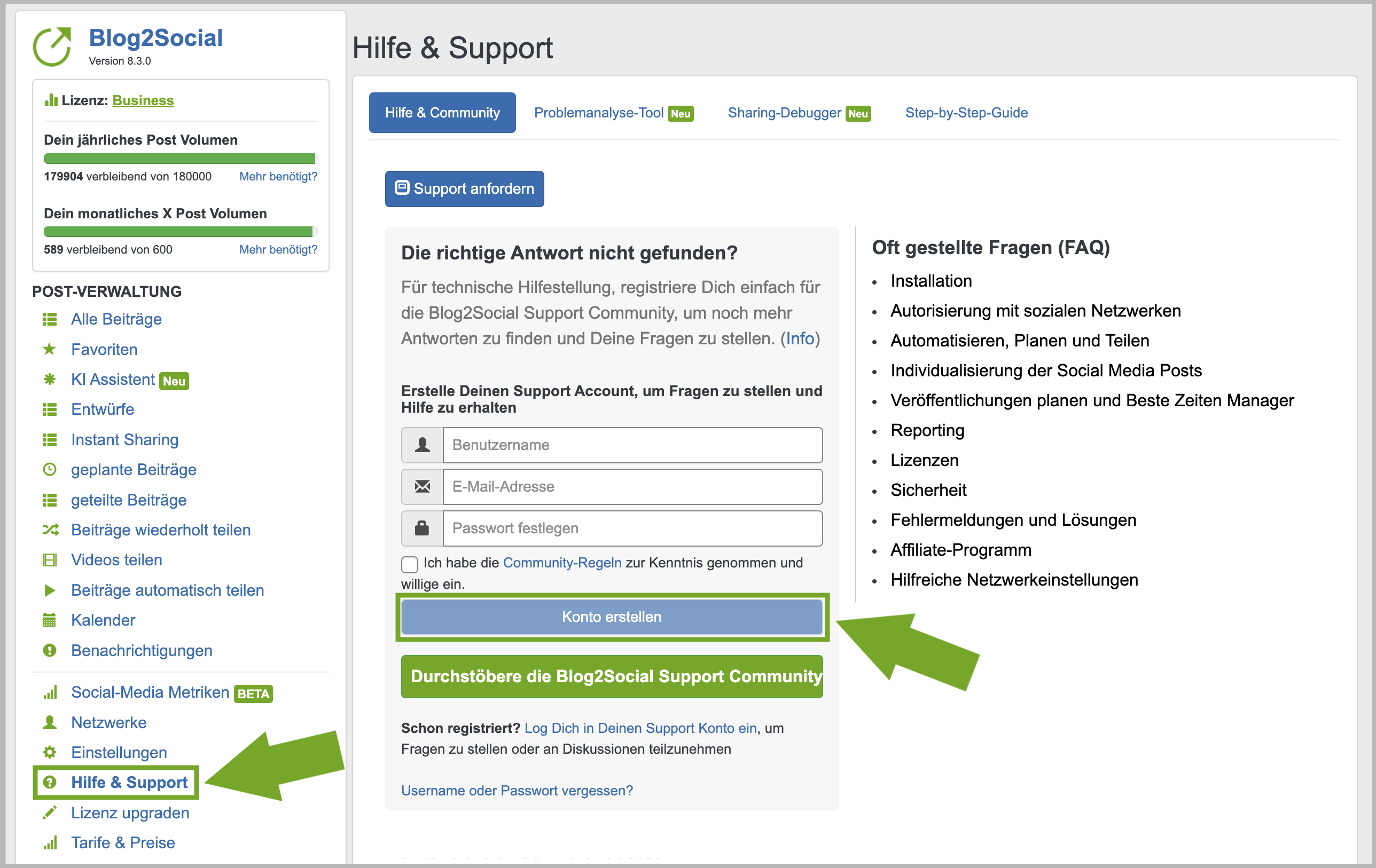 Blog2Social Community