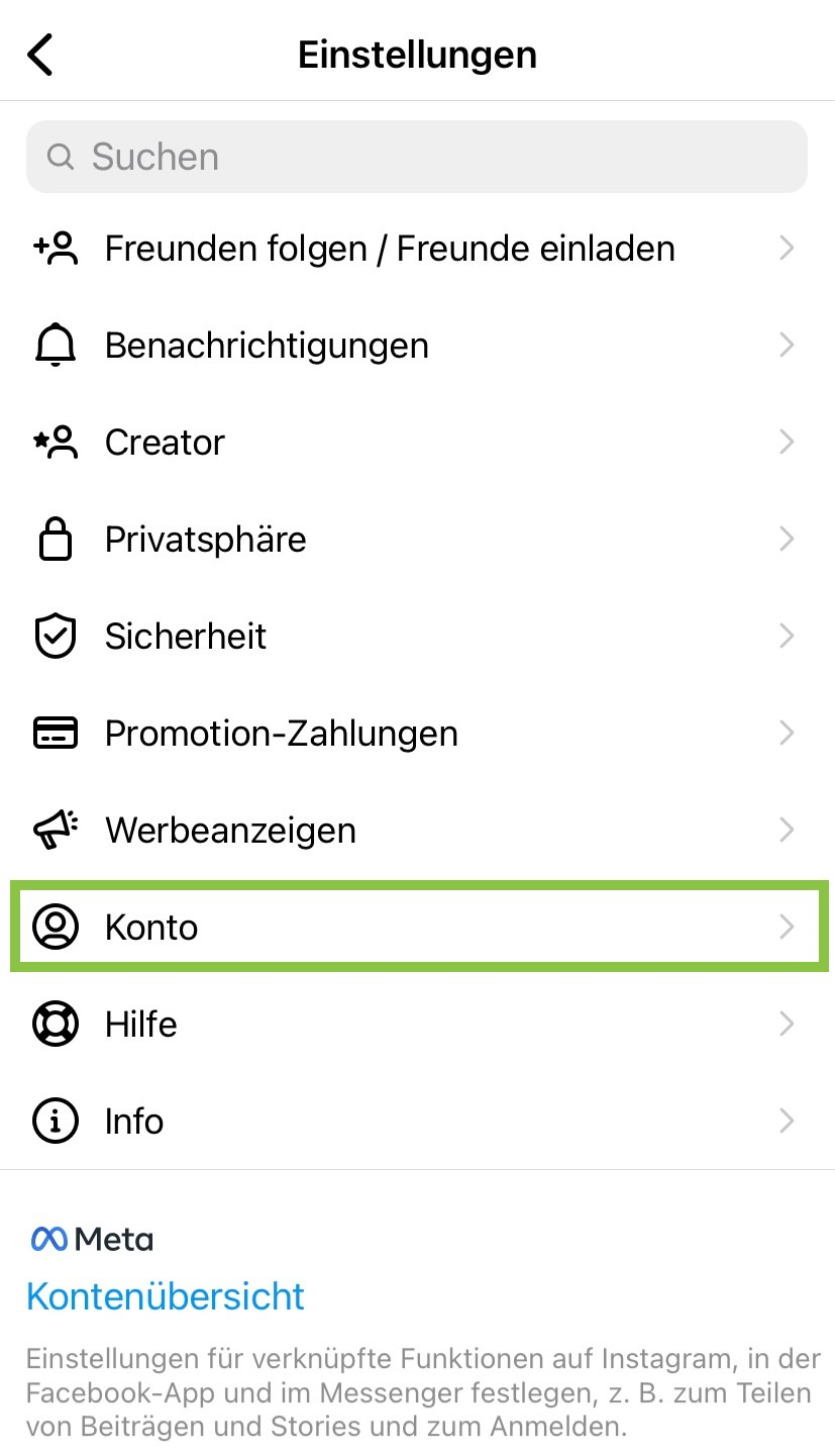 Instagram Konto