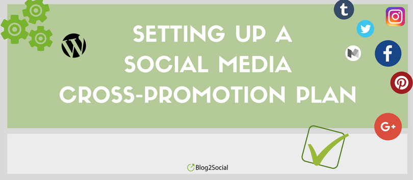 Setting up a social media cross-promotion plan