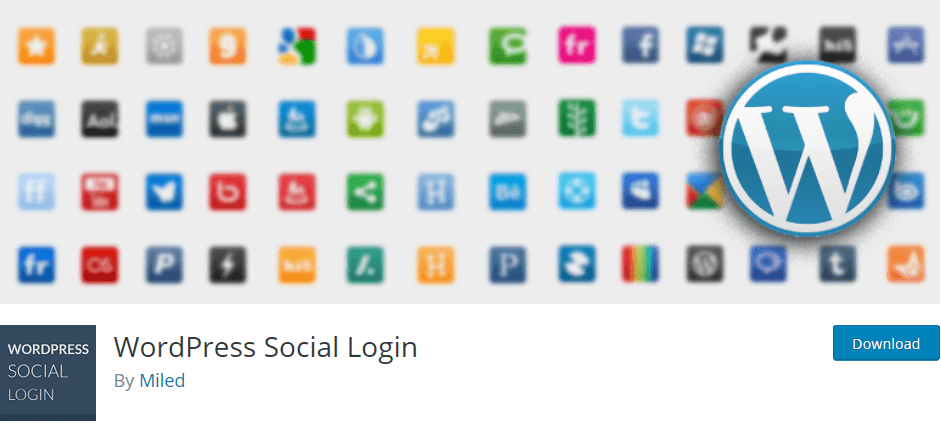 Wordpress Social Login permet aux visiteurs de votre site Web de se connecter et de commenter en utilisant leurs informations d'identification de réseau social.