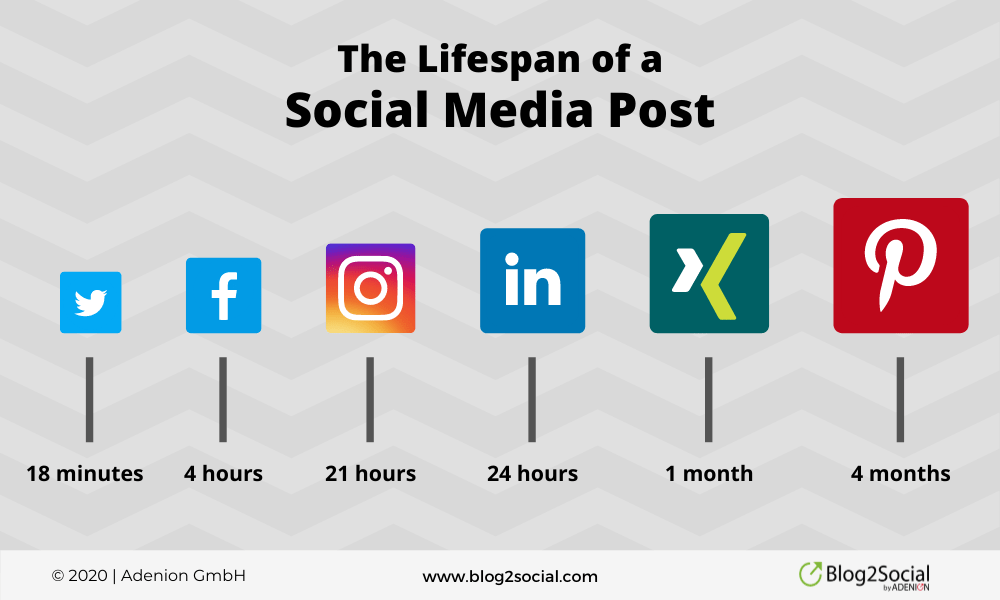 This is how often you should post on twitter, facebook, instagram, linkedin, xing and pinterest