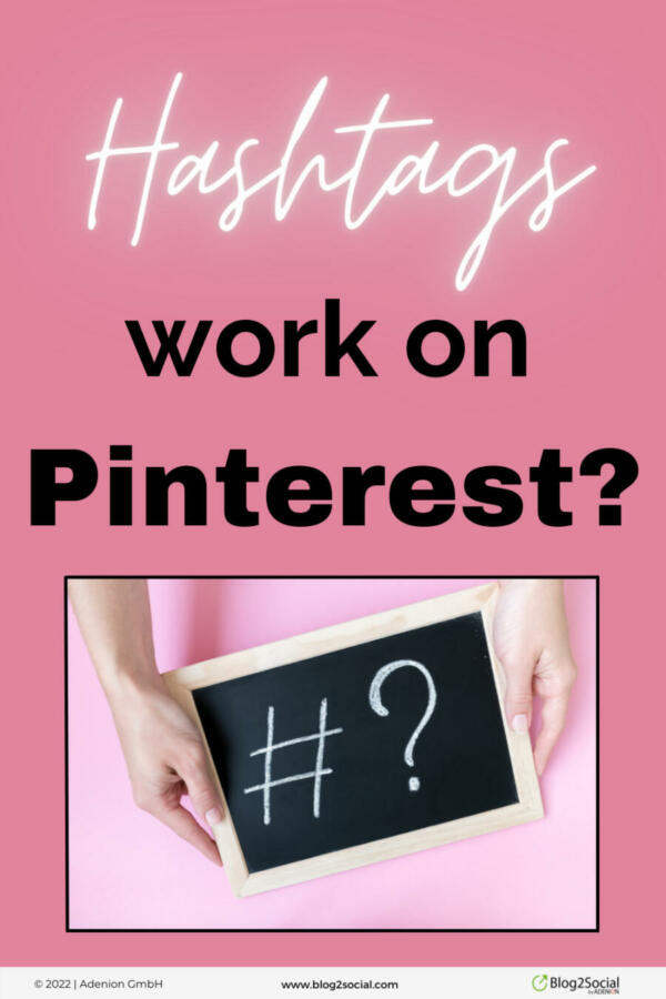 Les hashtags sur Pinterest