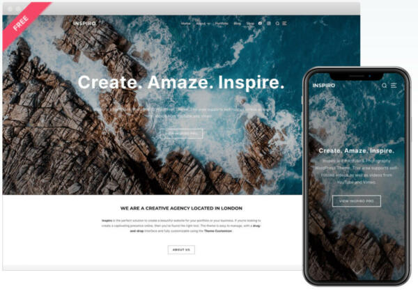 Inspiro Theme - find the best WordPress Theme for You on the Blog2Social Blog