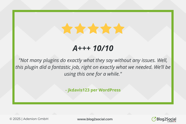 "Not many plugins do exactly what they say without any issues. Well, this plugin did a fantastic job, right on exactly what we needed. We’ll be using this one for a while."