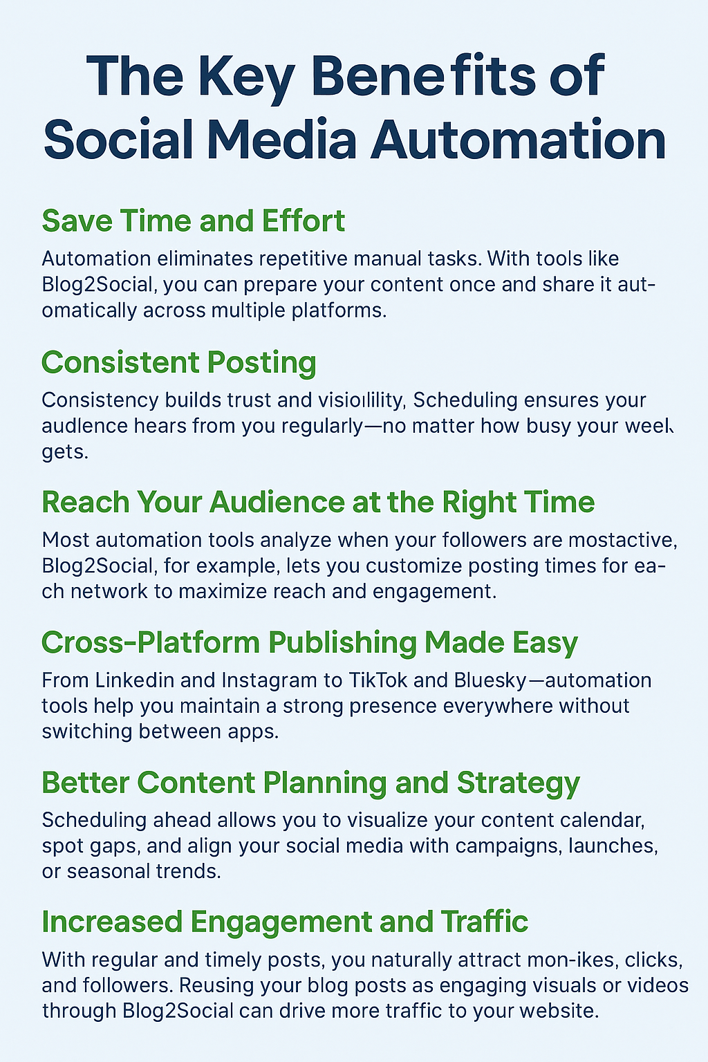 Principaux avantages de l'automatisation des médias sociaux