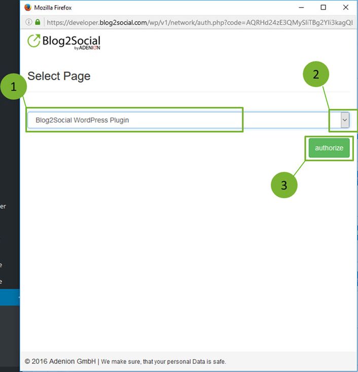 Select LinkedIn Page