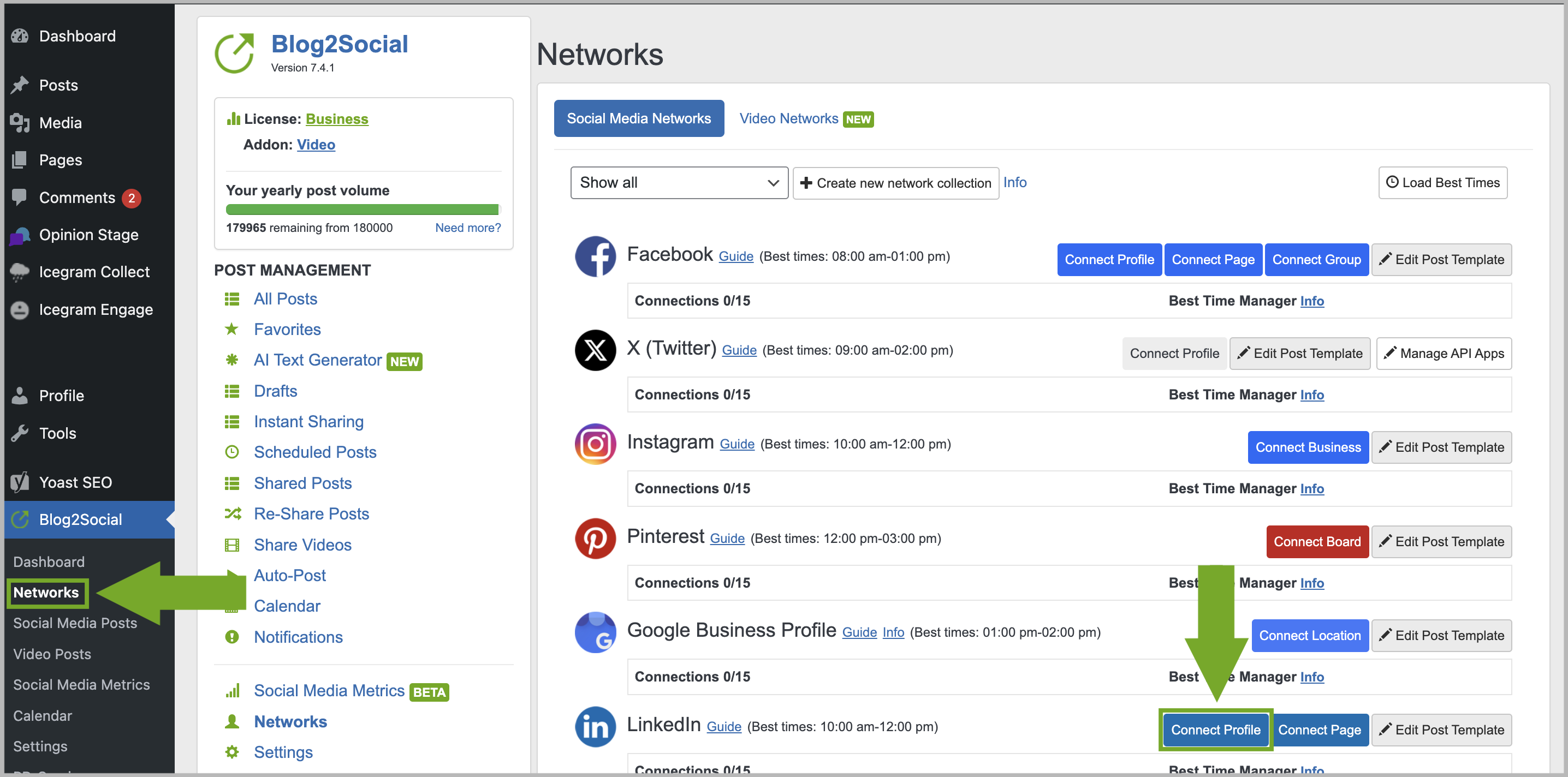 Connect LinkedIn Profile