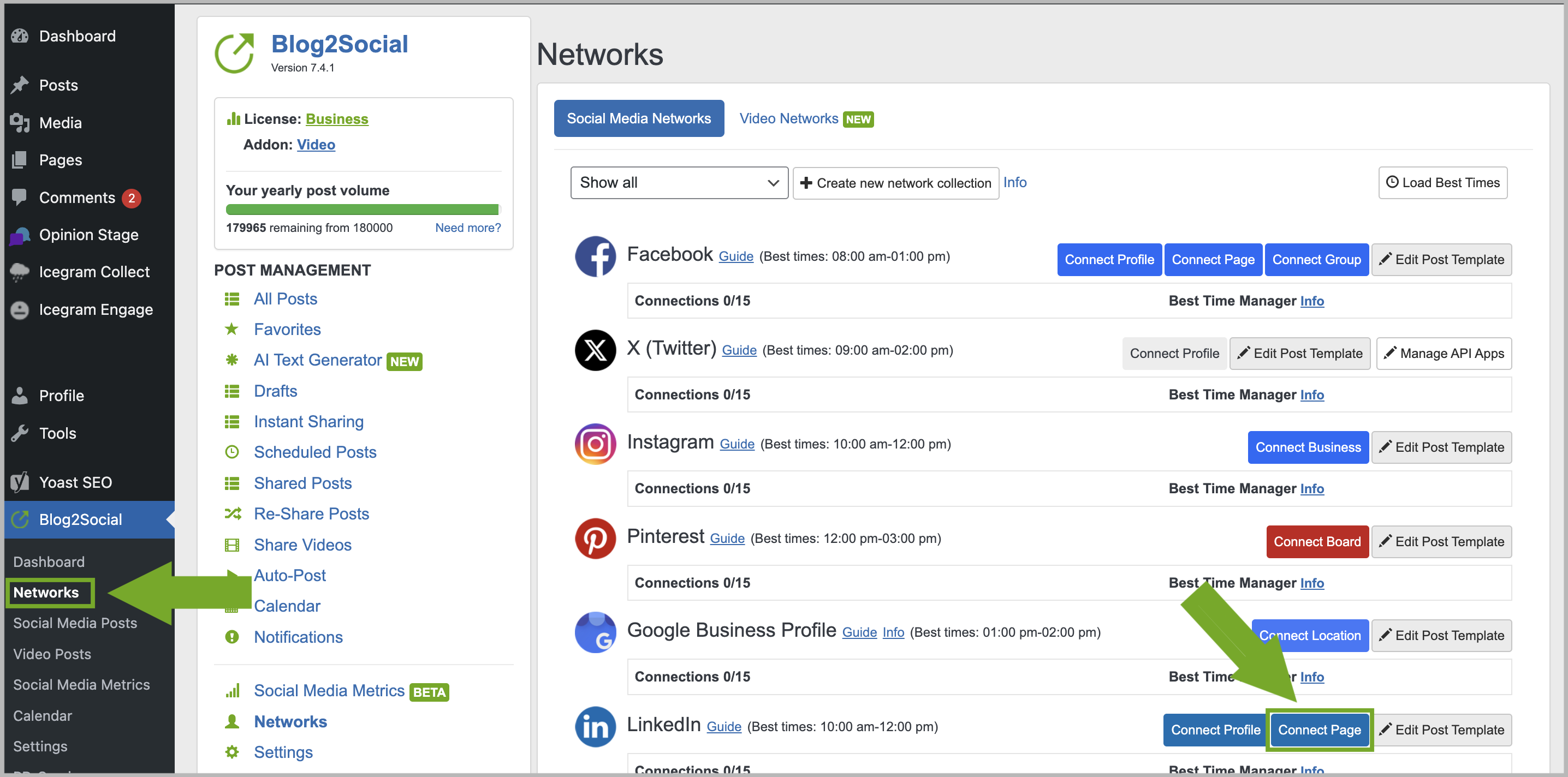 Connect LinkedIn Page