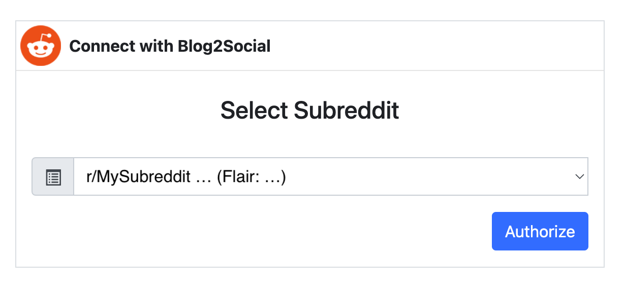 Select Subreddit and Flair
