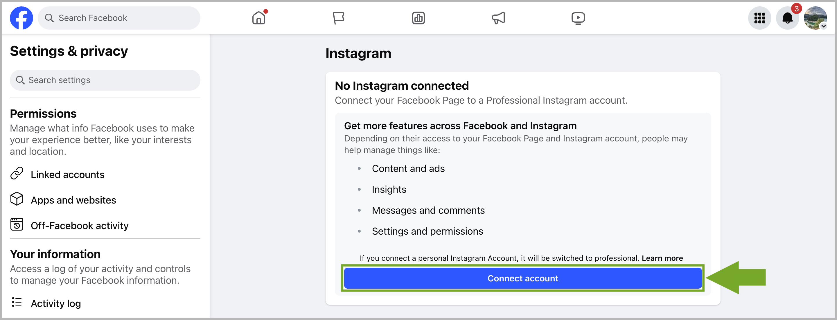 Connect Account