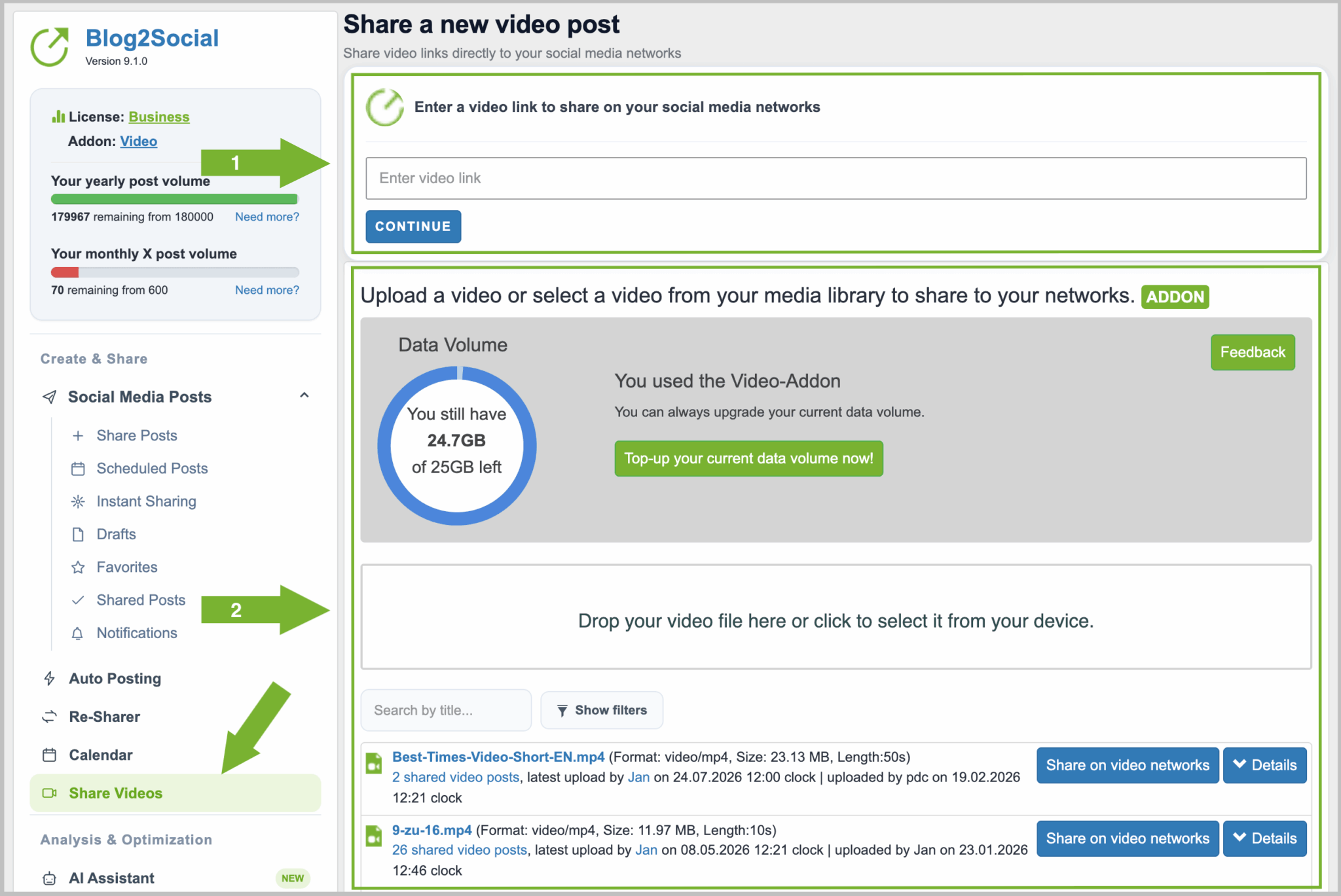 Share Videos