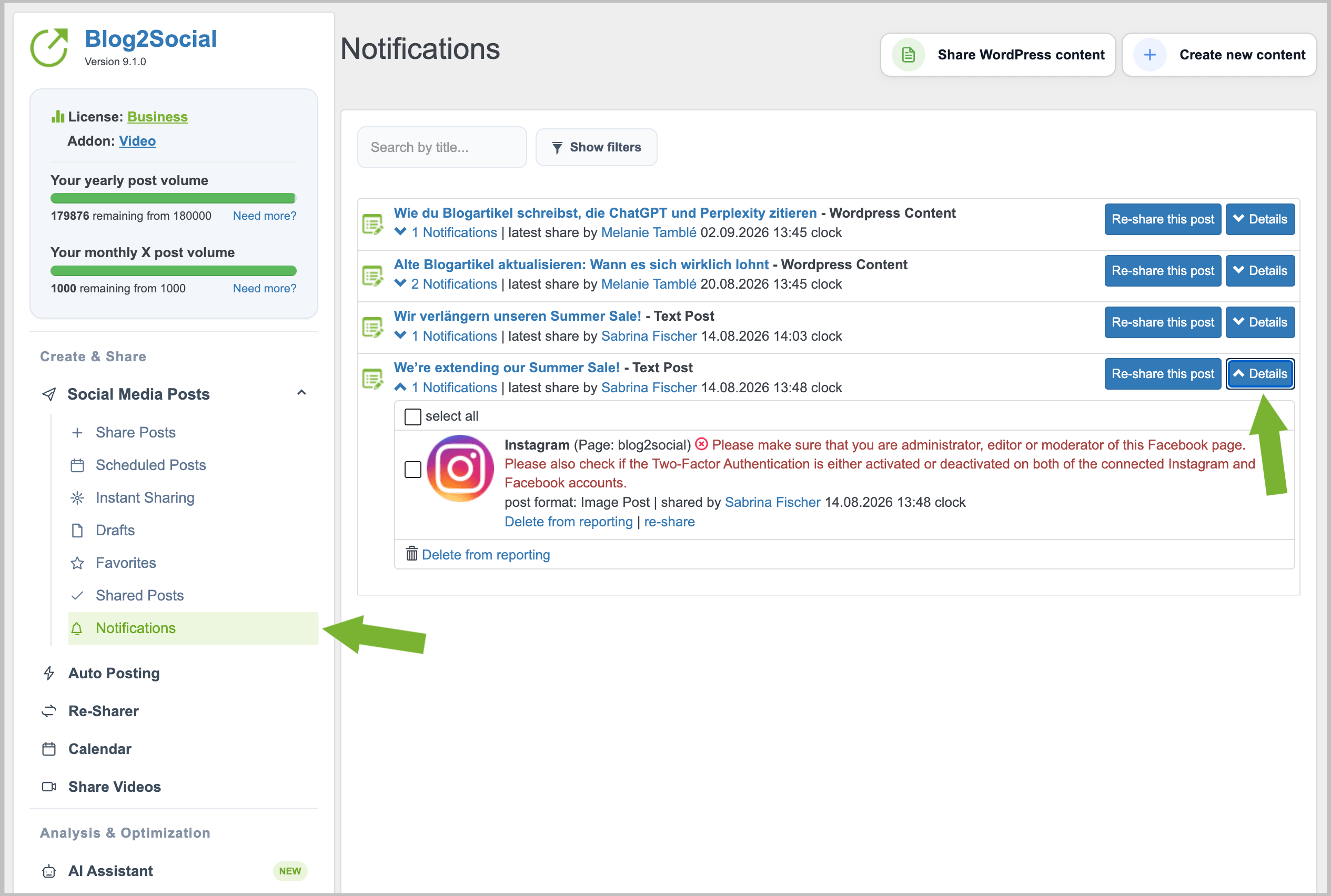 Notifications