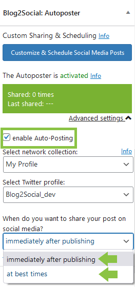 Blog2Social Auto Posting